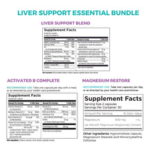Load image into Gallery viewer, Liver Support Essentials Bundle (2 Magnesium Bottles)
