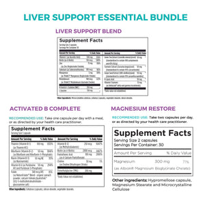 Liver Support Essentials Bundle (2 Magnesium Bottles)