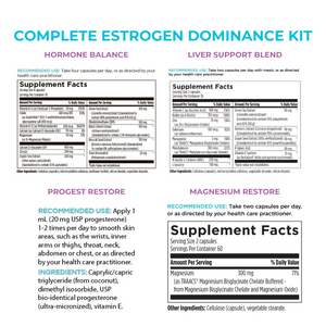 Estrogen Dominance Kits